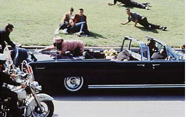 Un immagine drammatica dell'omicidio Kennedy